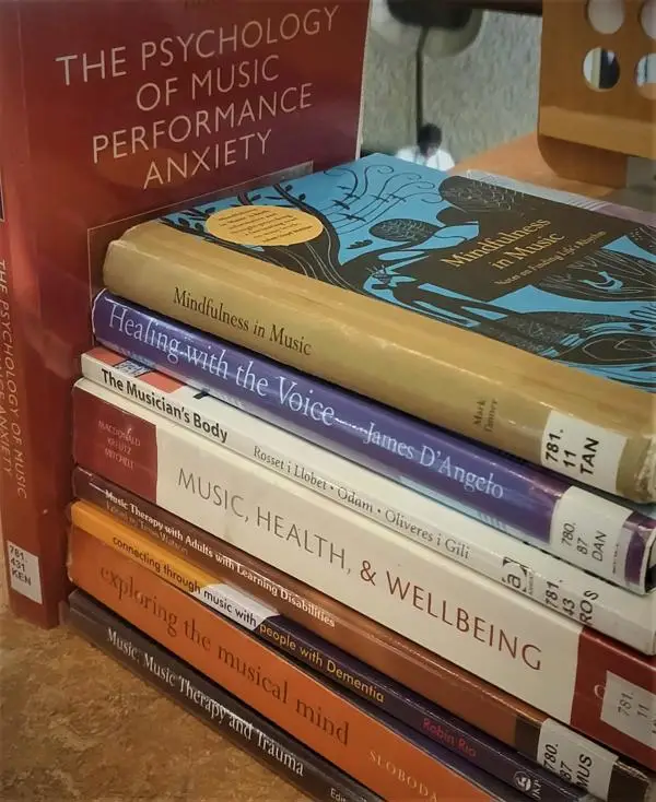 Books about music, health and wellbeing