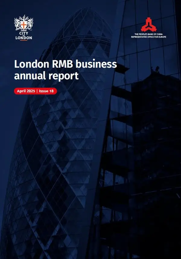 London RMB business annual report cover