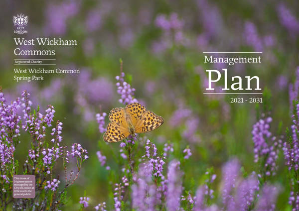 Cover page for the West Wickham Commons management plans