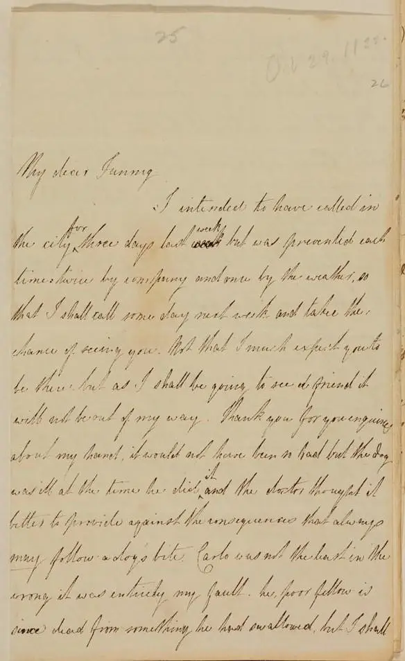 A page of a hand-written letter (transcribed below).
