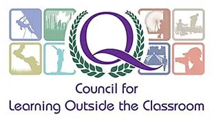 Rectangular logo with the words Council for Learning Outside the Classroom.