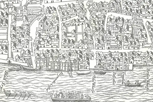 Agas' Map of London, c.1633