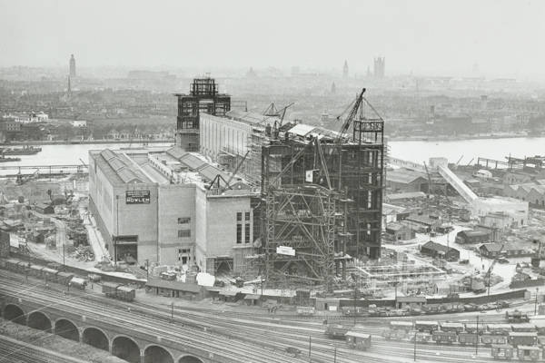Battersea power station under construction in 1939
