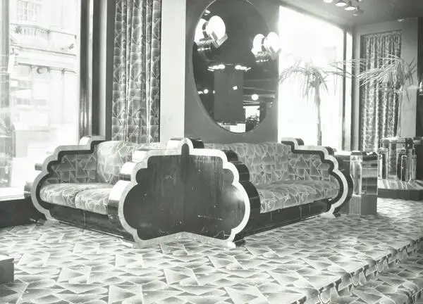Biba interior lounge on ground floor, 1975