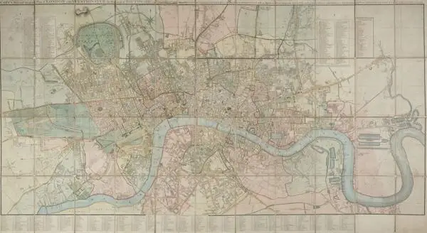 Cary's new and accurate plan of London, 1824