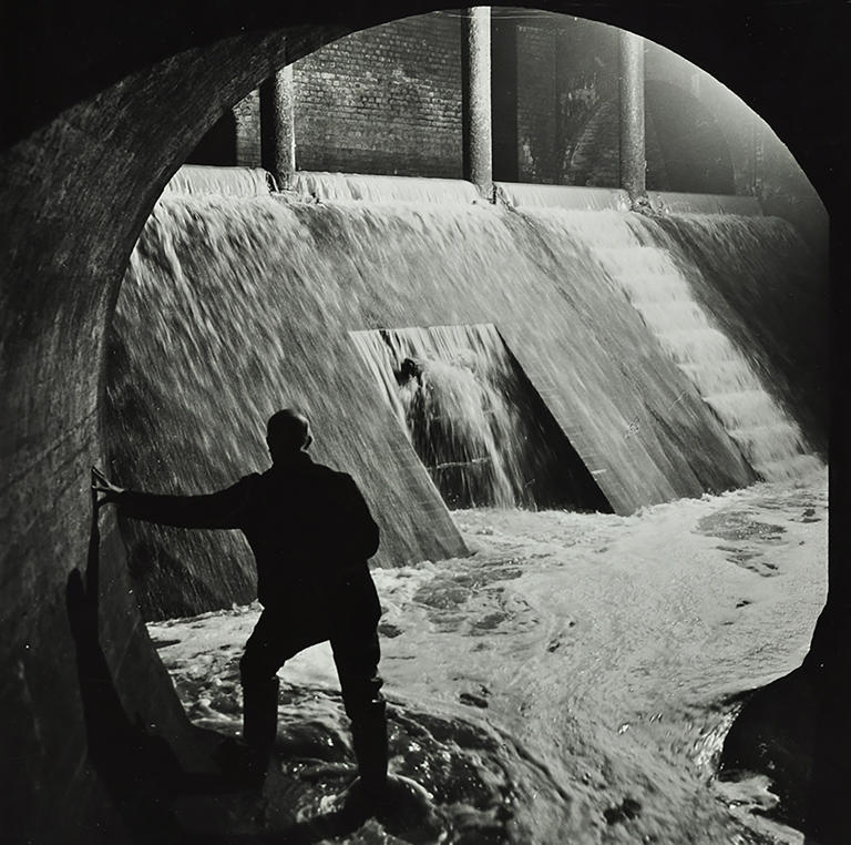 Image showing the Charlton Chalk pit sewer in 1964