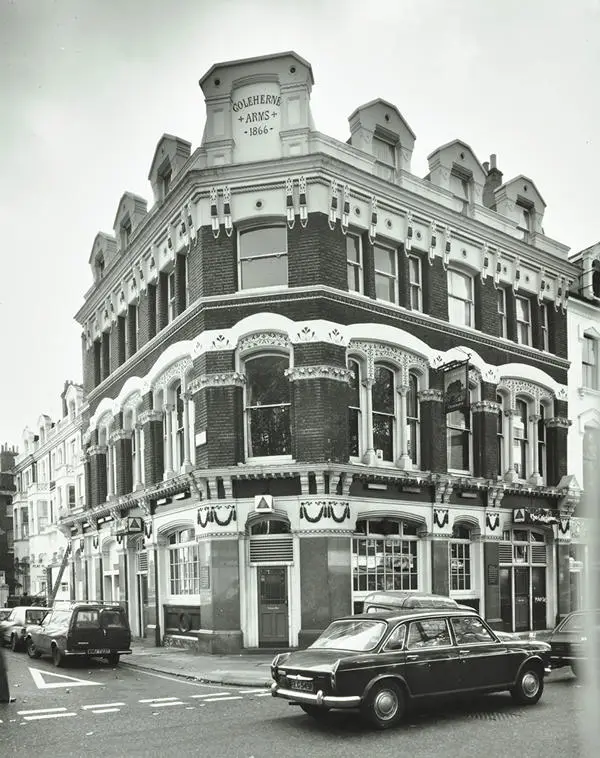 The Coleherne Arms, Old Brompton Road, 1980.