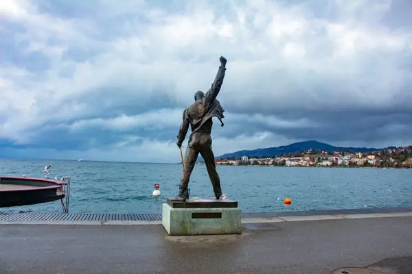 Statue of Freddie Mercury, Montreux. © Evgeni Lozovski 