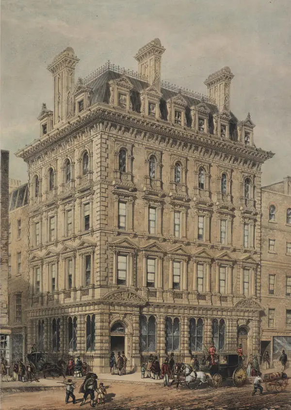 National Discount Company's offices, Cornhill, 1857