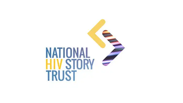 Logo of the National HIV Story Trust - LMA's partner in the Positive History Project