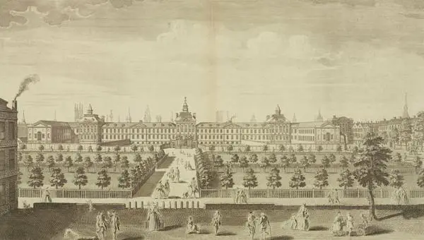 View of Old Bethlehem Hospital, Moorfields, c.1740
