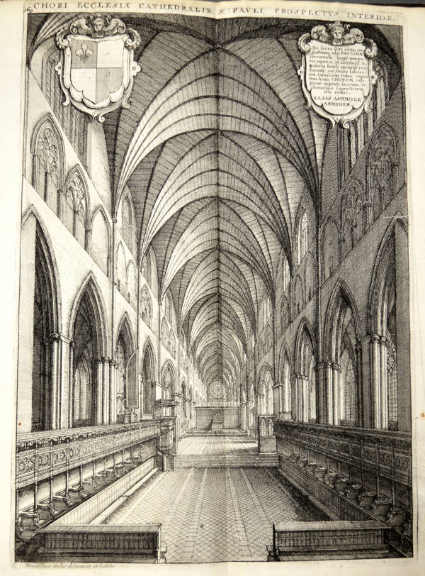 The Old St Pauls Cathedral Choir, Wenceslaus Hollar
