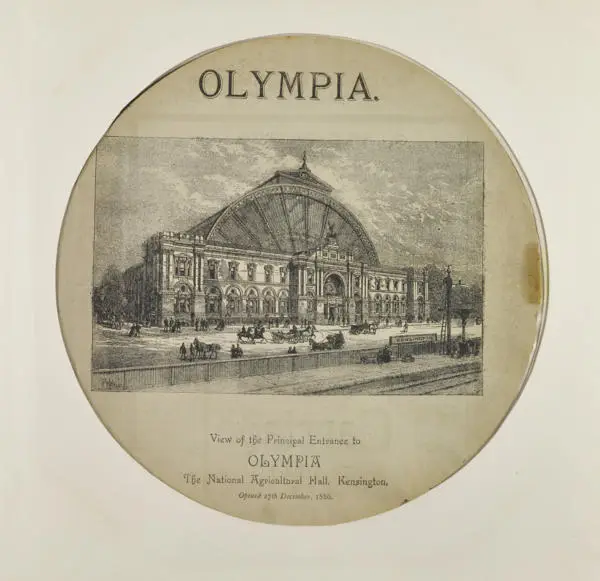 Olympia entrance 1886