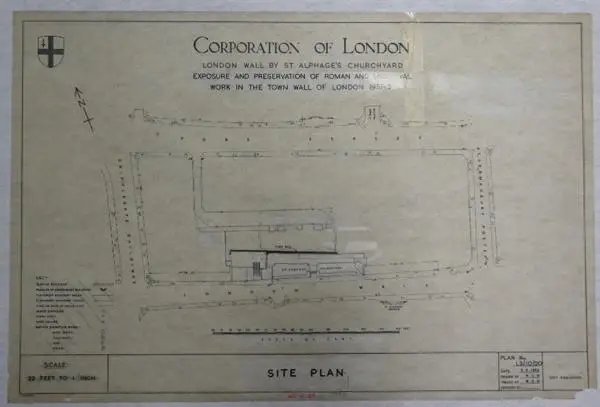 Conserved plan with bondina behind