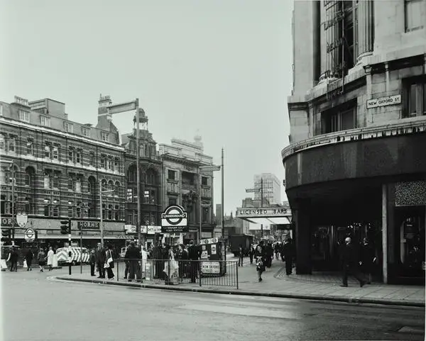 View of Tottenham Court Road in 1971 – the site of Julius Caesar Taylor's Molly House