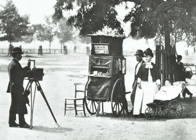 A Victorian photographer on Clapham Common, 1877