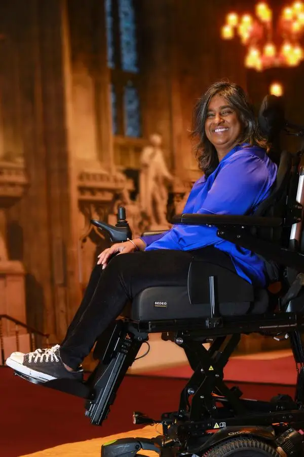 Rosie smiling in the Great Hall