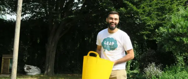 Volunteer outside
